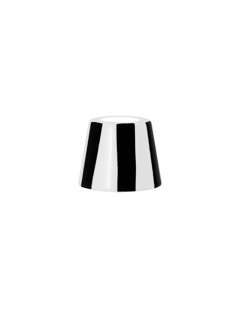 Zafferano Lido Stripe Micro Shade, Black - Charles Mayer