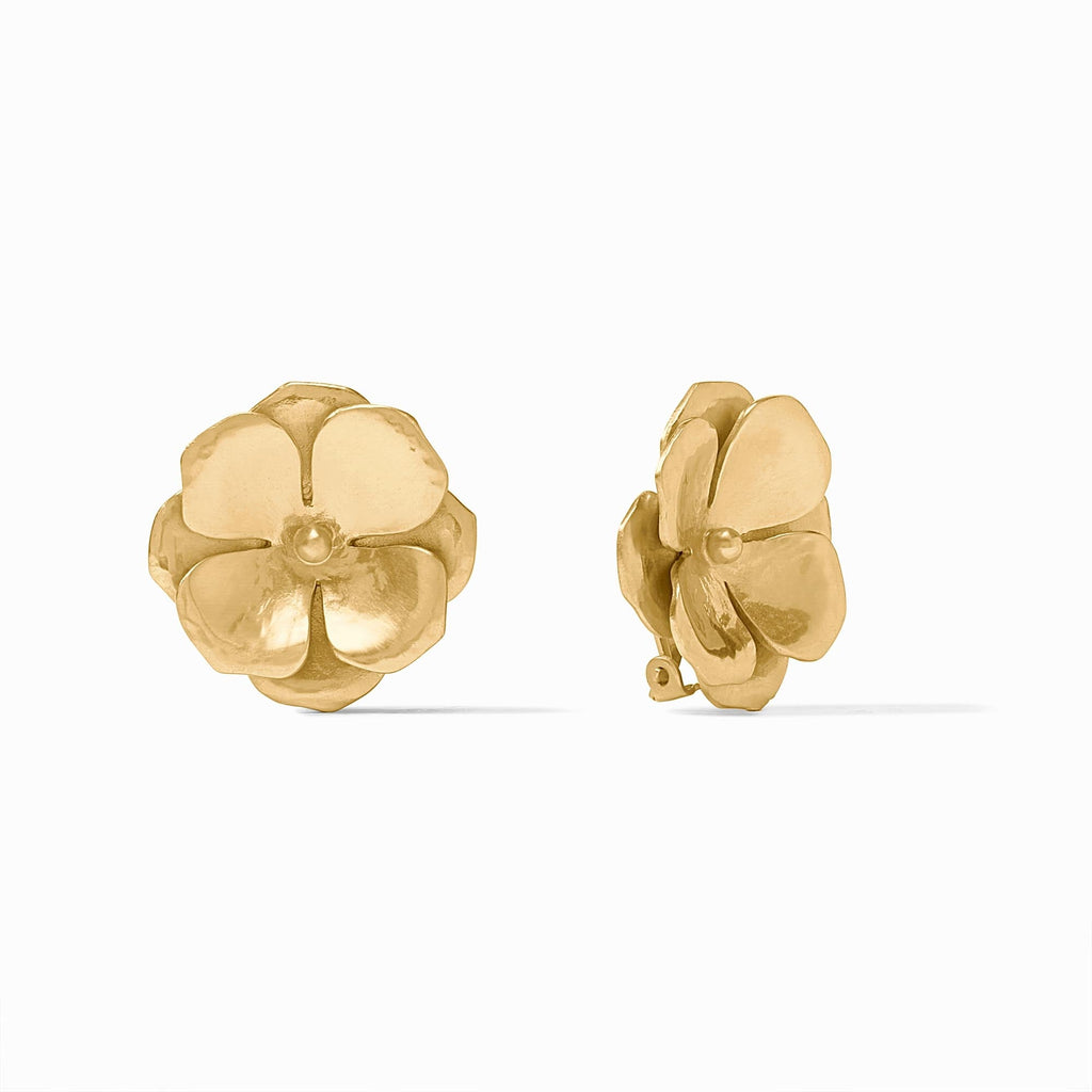 Julie Vos Gold Bloom Clip Earring - Charles Mayer