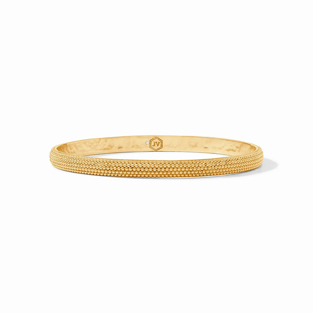 Julie Vos Beaded Eternity Gold Bangle - Charles Mayer