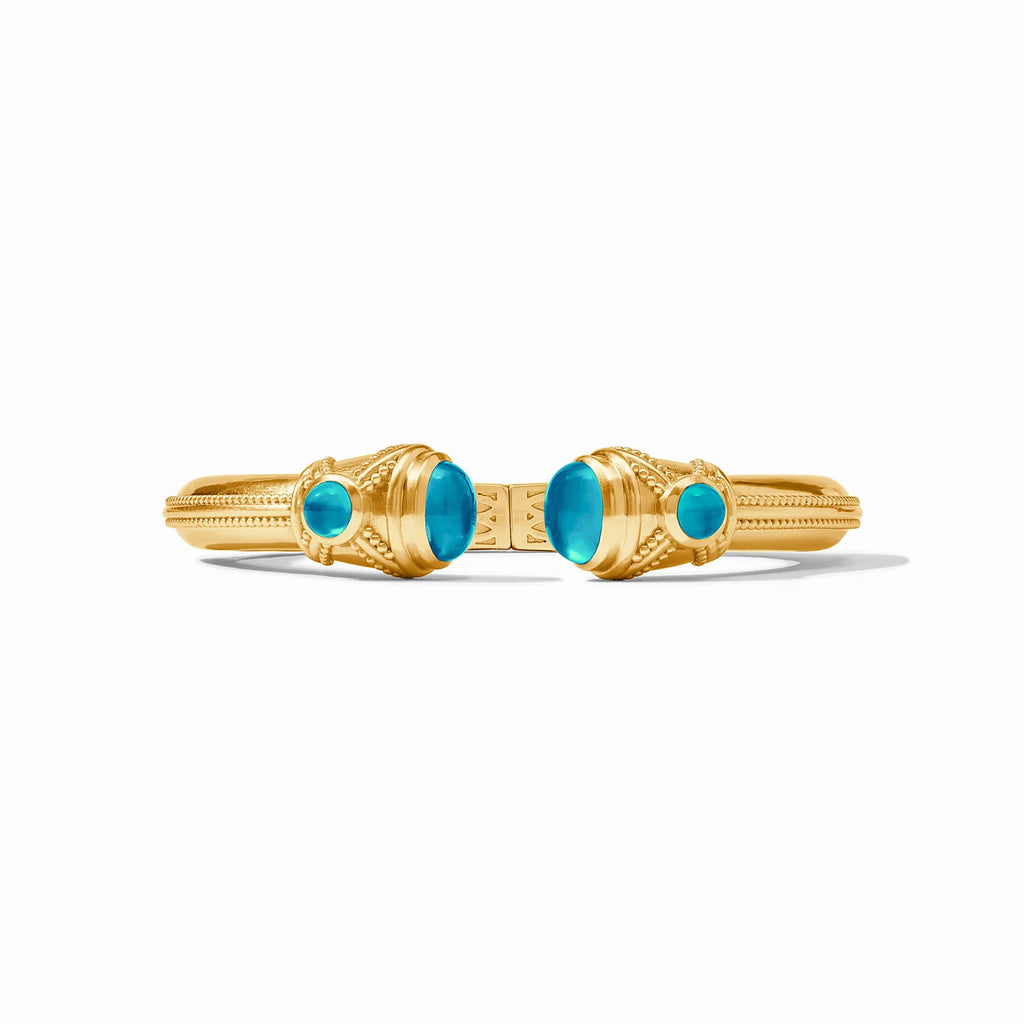 Julie Vos Cabochon Iridescent Blue Demi-Cuff, O/S - Charles Mayer