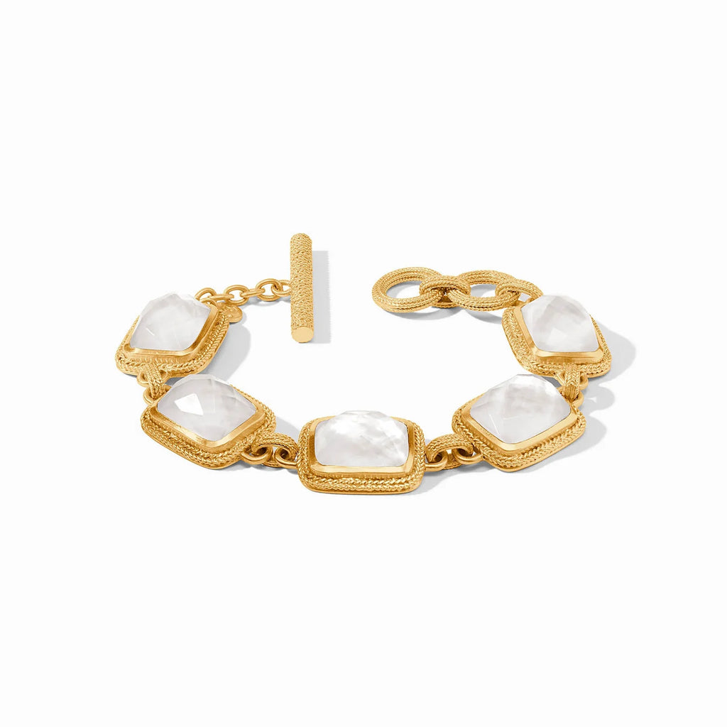 Julie Vos Cheval Stone Bracelet, Iridescent Clear Crystal - Charles Mayer