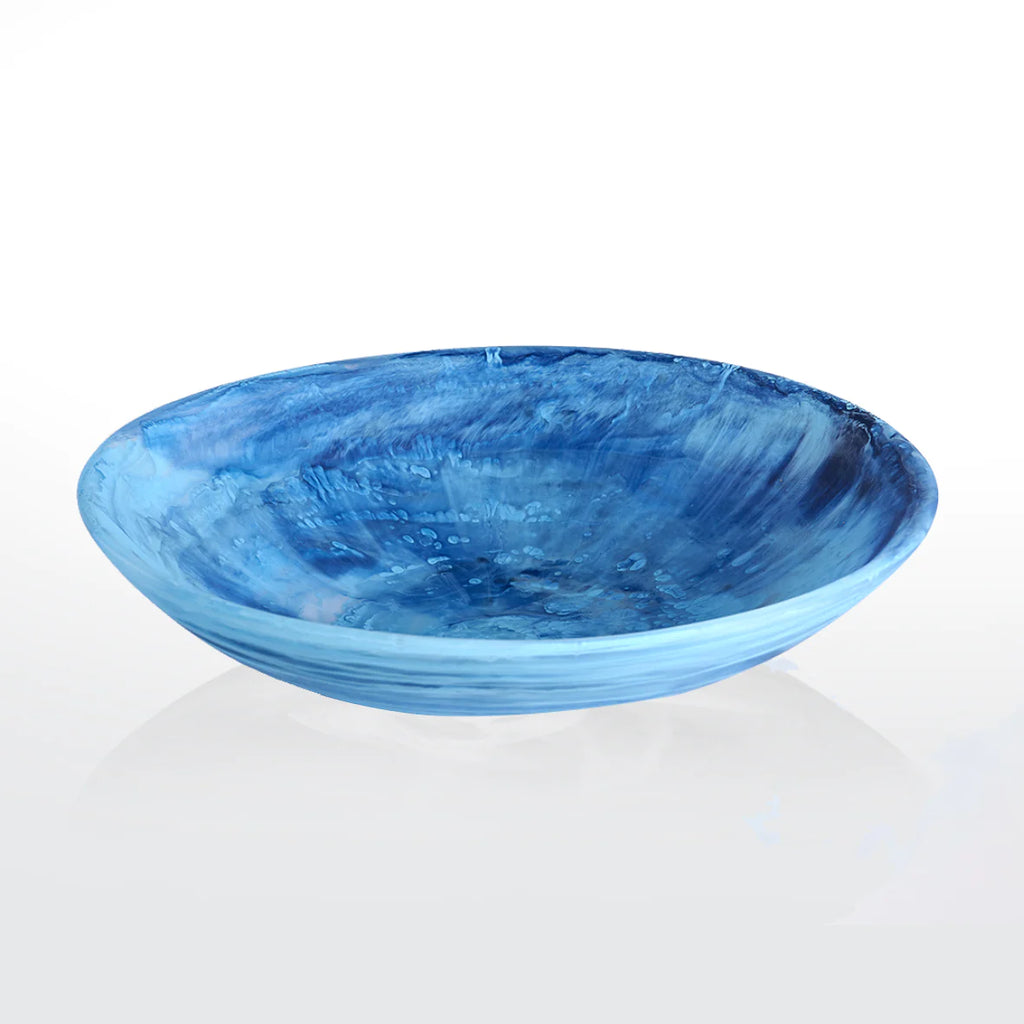 Nashi Home Resin Denim Swirl Everyday Large Bowl - Charles Mayer