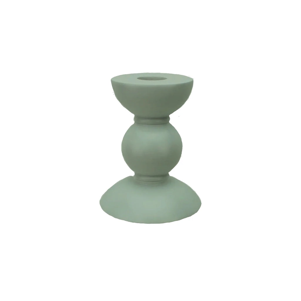 Addison Ross Small Sage Candlestick - Charles Mayer