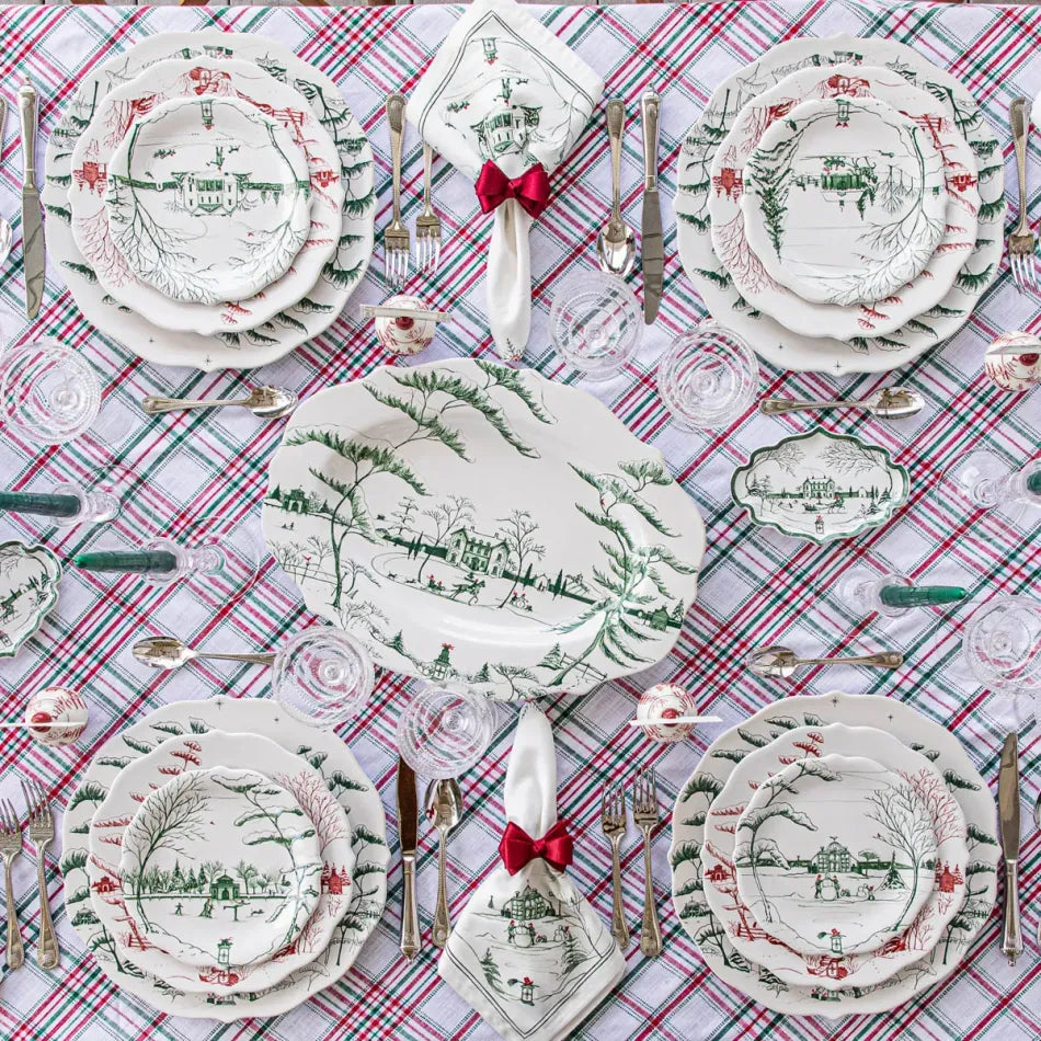 Juliska Winter Frolic Evergreen 18" Tray - Charles Mayer