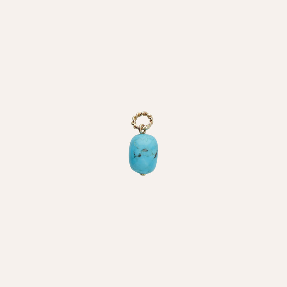 Clara Williams 14K Kingman Turquoise Charm - Charles Mayer