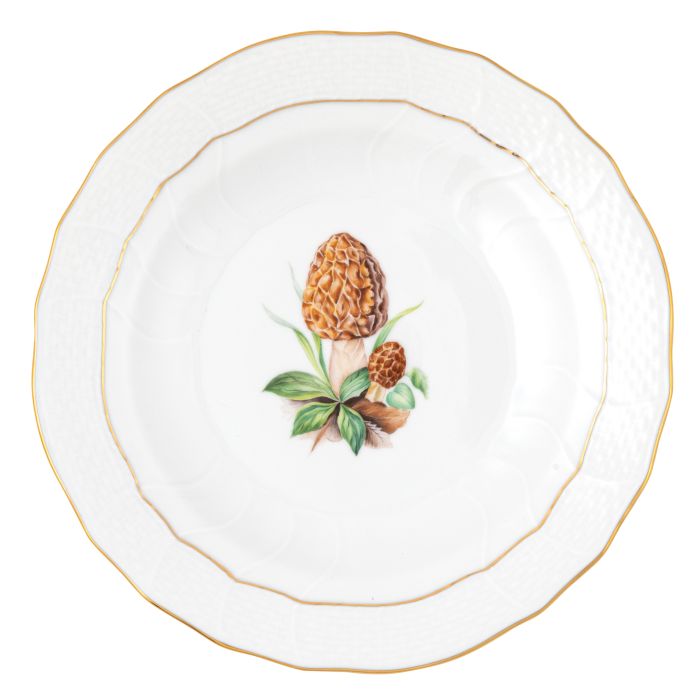 Herend Mushroom Luncheon Plate, Motif 10 - Charles Mayer