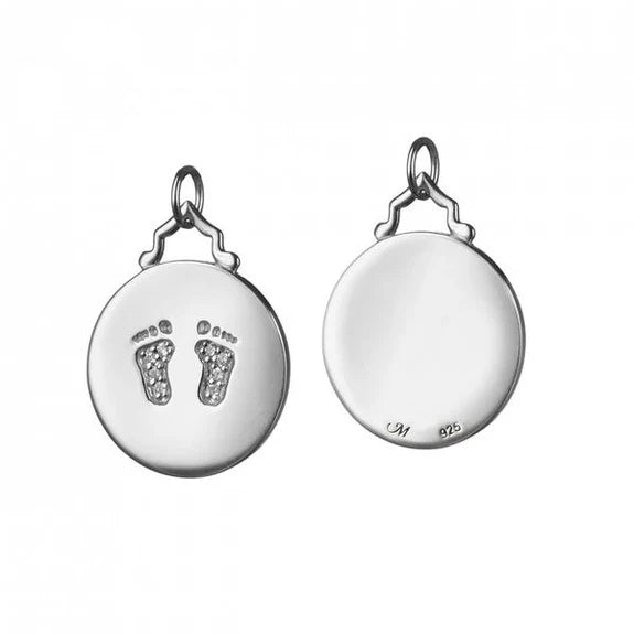 Monica Rich Kosann Sterling Baby Print Charm - Charles Mayer