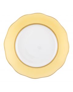 Herend Silk Ribbon Dessert Plate, Beige - Charles Mayer
