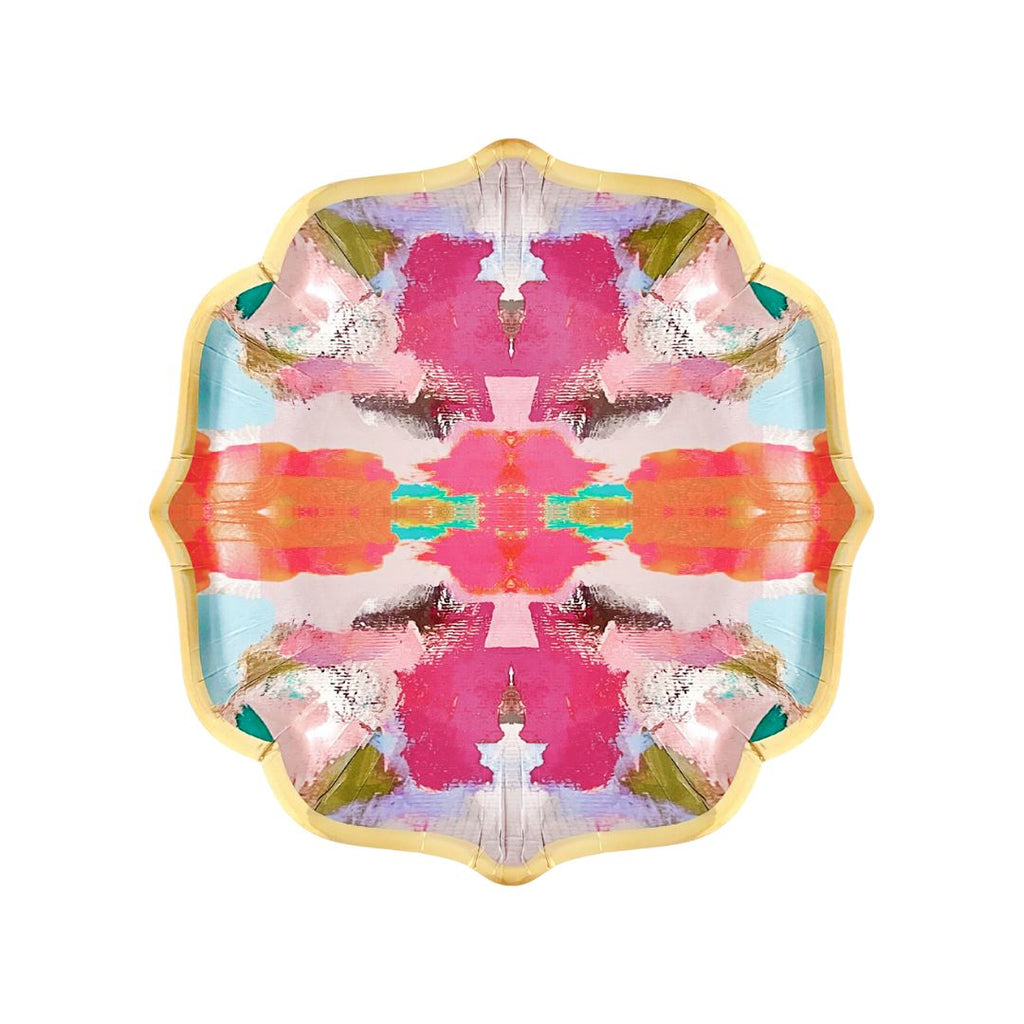 Laura Park Begonia Paper Plates - Charles Mayer