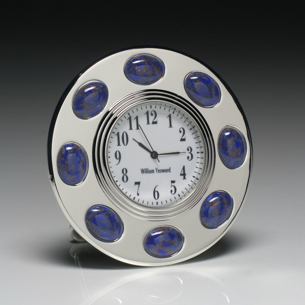 William Yeoward Lapis Blue Cabochon Clock - Charles Mayer