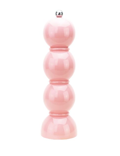Addison Ross Bobbin Salt or Pepper Mill Grinder, Light Pink Lacquer - Charles Mayer