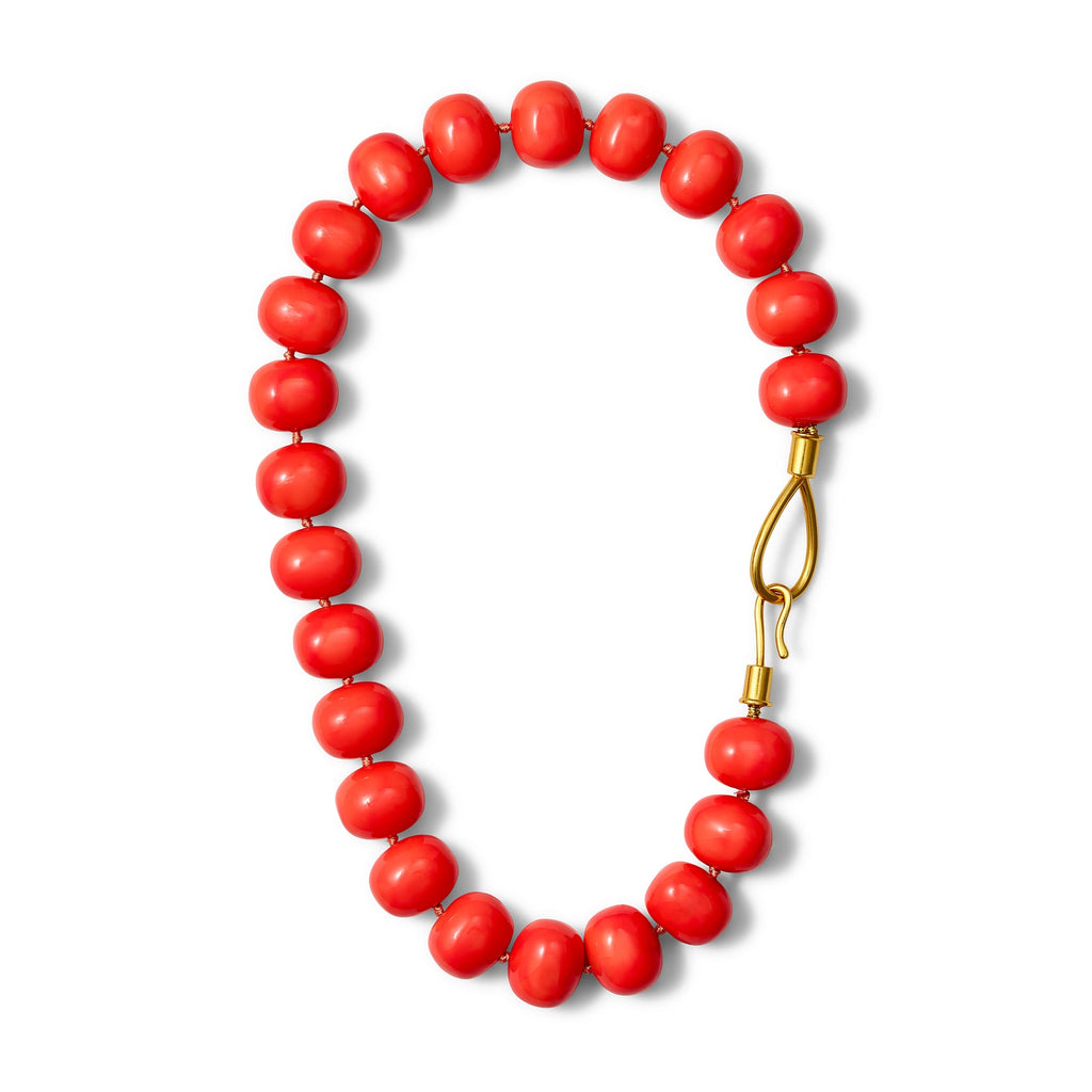 CC&Co. Salmon Pebbles Lasso Necklace - Charles Mayer