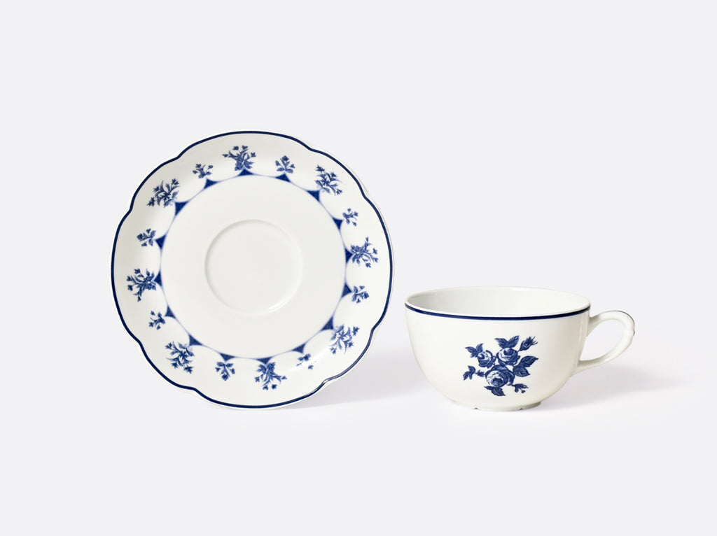 Bernardaud Chateaubriand Tea Cup & Saucer - Charles Mayer