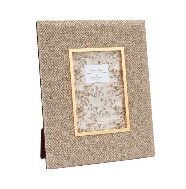 Addison Ross + India Hicks Creevykeel Fabric Frame, 5x7 - Charles Mayer