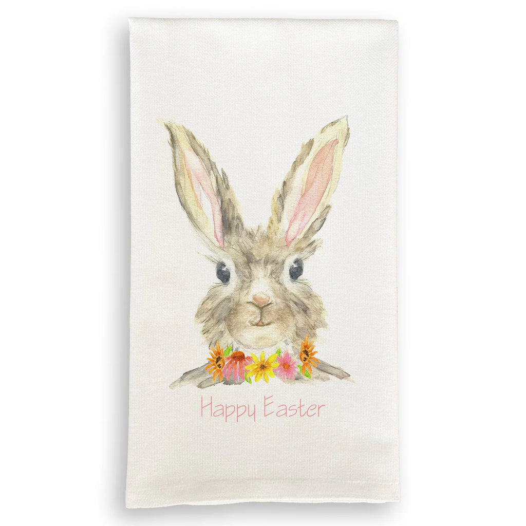 French Graffiti Easter Bunny Tea Towel - Charles Mayer