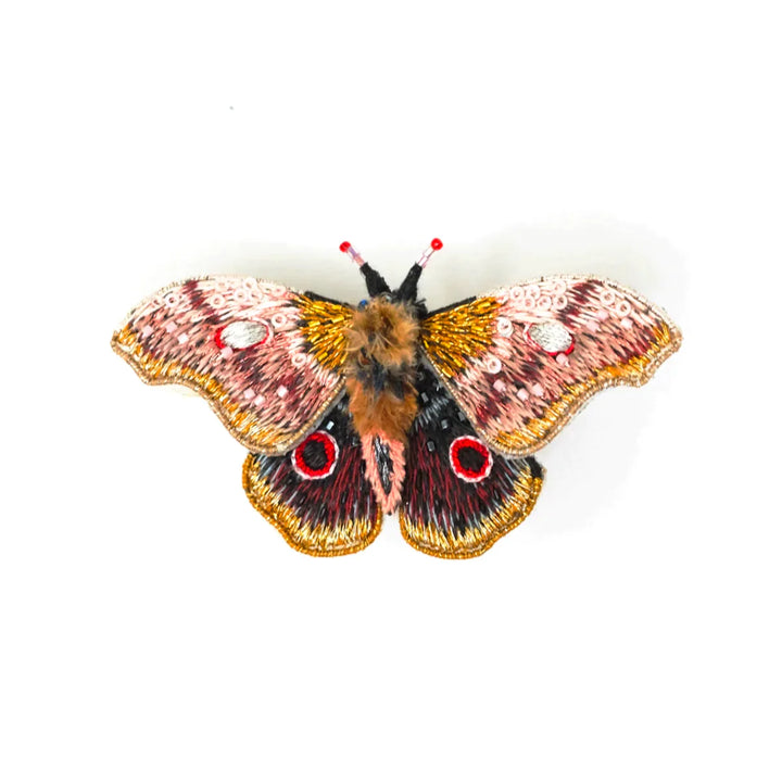 Trovelore Emperor Mopane Moth Brooch Pin - Charles Mayer