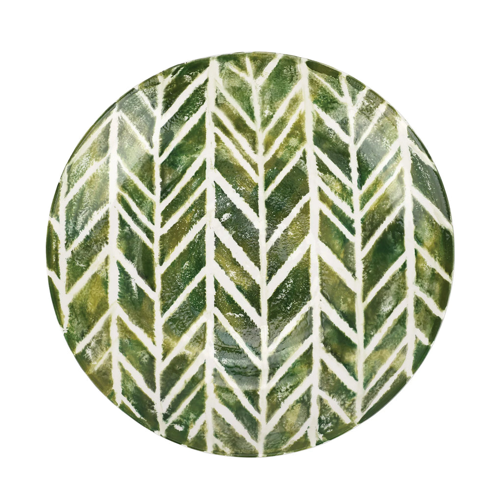 Vietri Foresta Primavera Geometric Serving Bowl - Charles Mayer