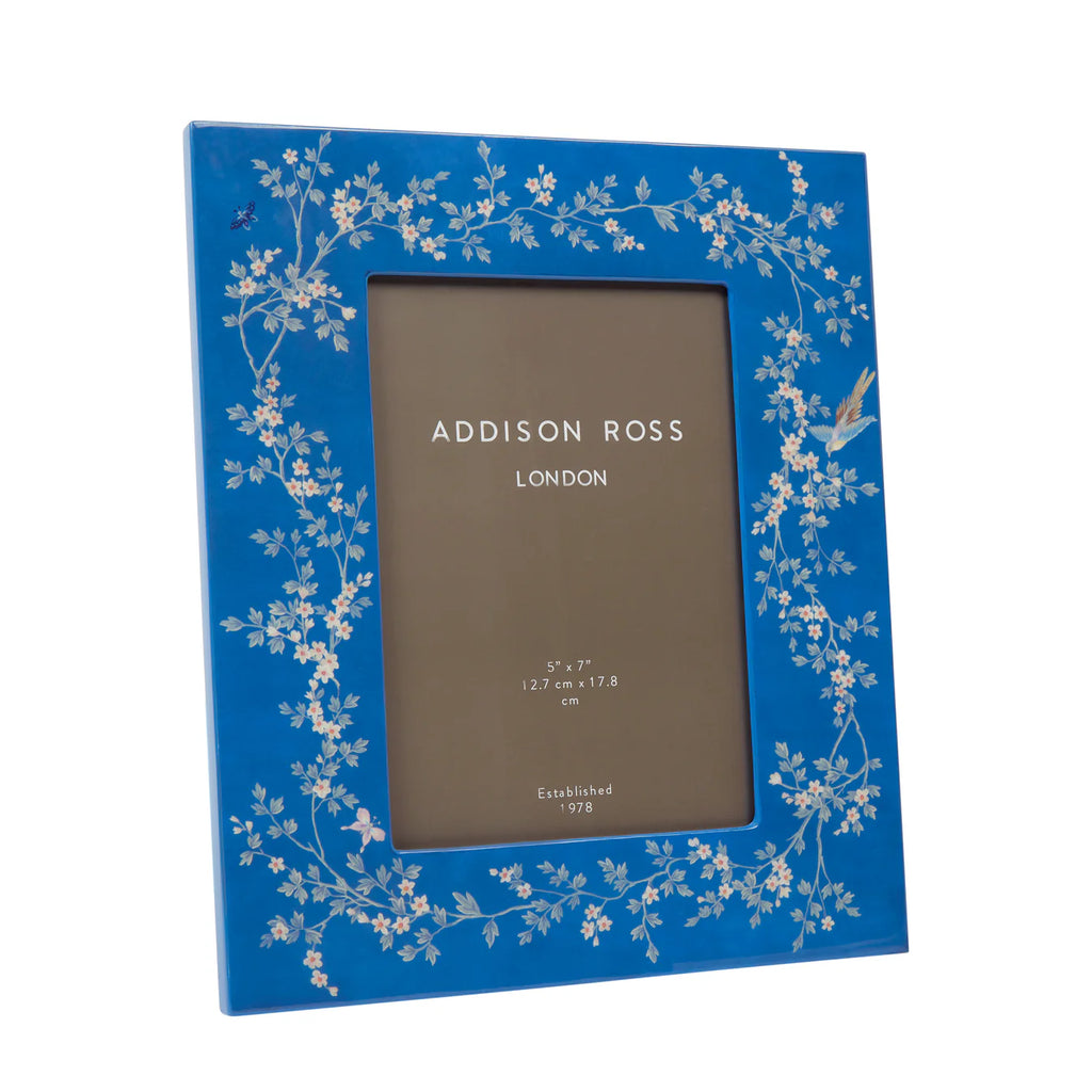 Addison Ross Blue 5*7 Chinoiserie Frame - Charles Mayer