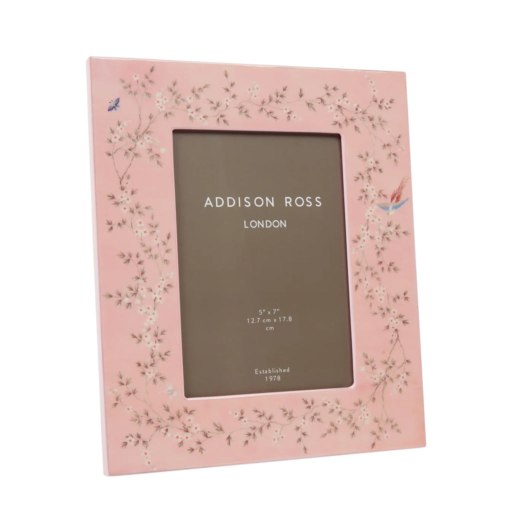 Addison Ross Pink Chinoiserie 5*7 Frame - Charles Mayer