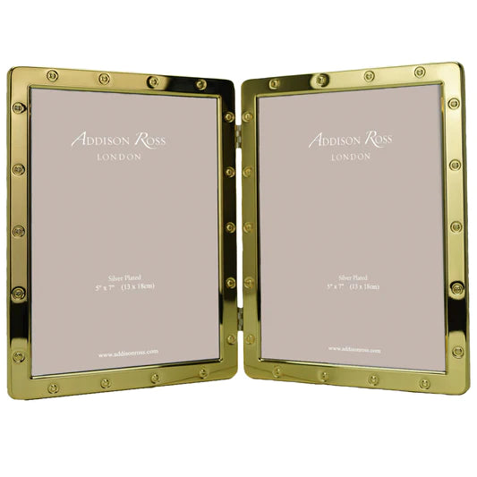 Addison Ross Double Gold Locket Frame, 5*7 - Charles Mayer