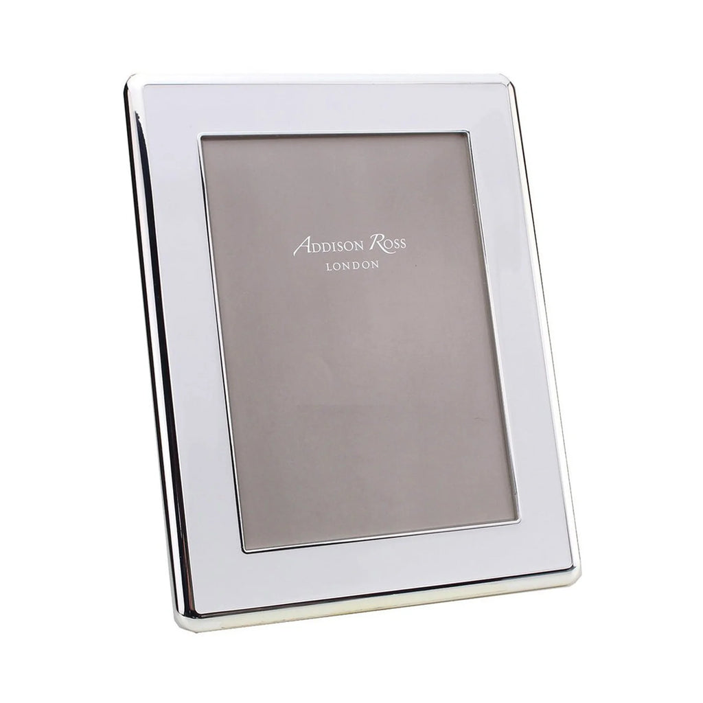 Addison Ross White & Silver Curved Frame, 5*7 - Charles Mayer