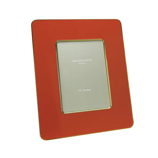 Addison Ross Orange & Gold 5cm Frame, 5*7 - Charles Mayer