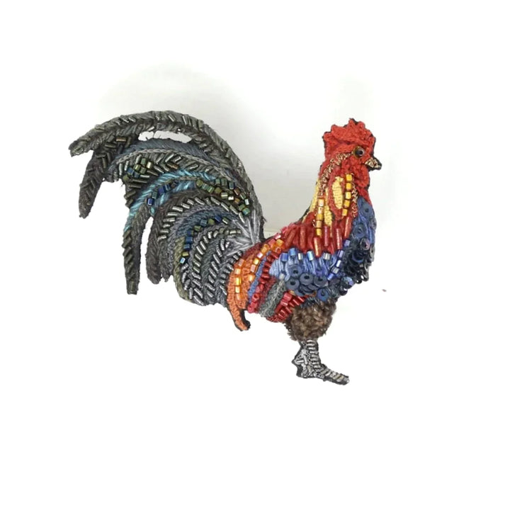 Trovelore Farm Rooster Brooch Pin - Charles Mayer