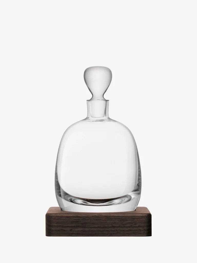 LSA International Whiskey Islay Decanter with Walnut Base - Charles Mayer