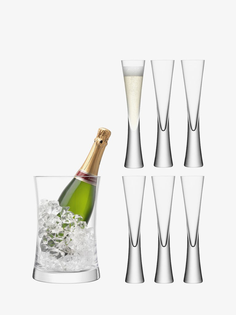 LSA International Moya 7-Piece Champagne Serving Set - Charles Mayer