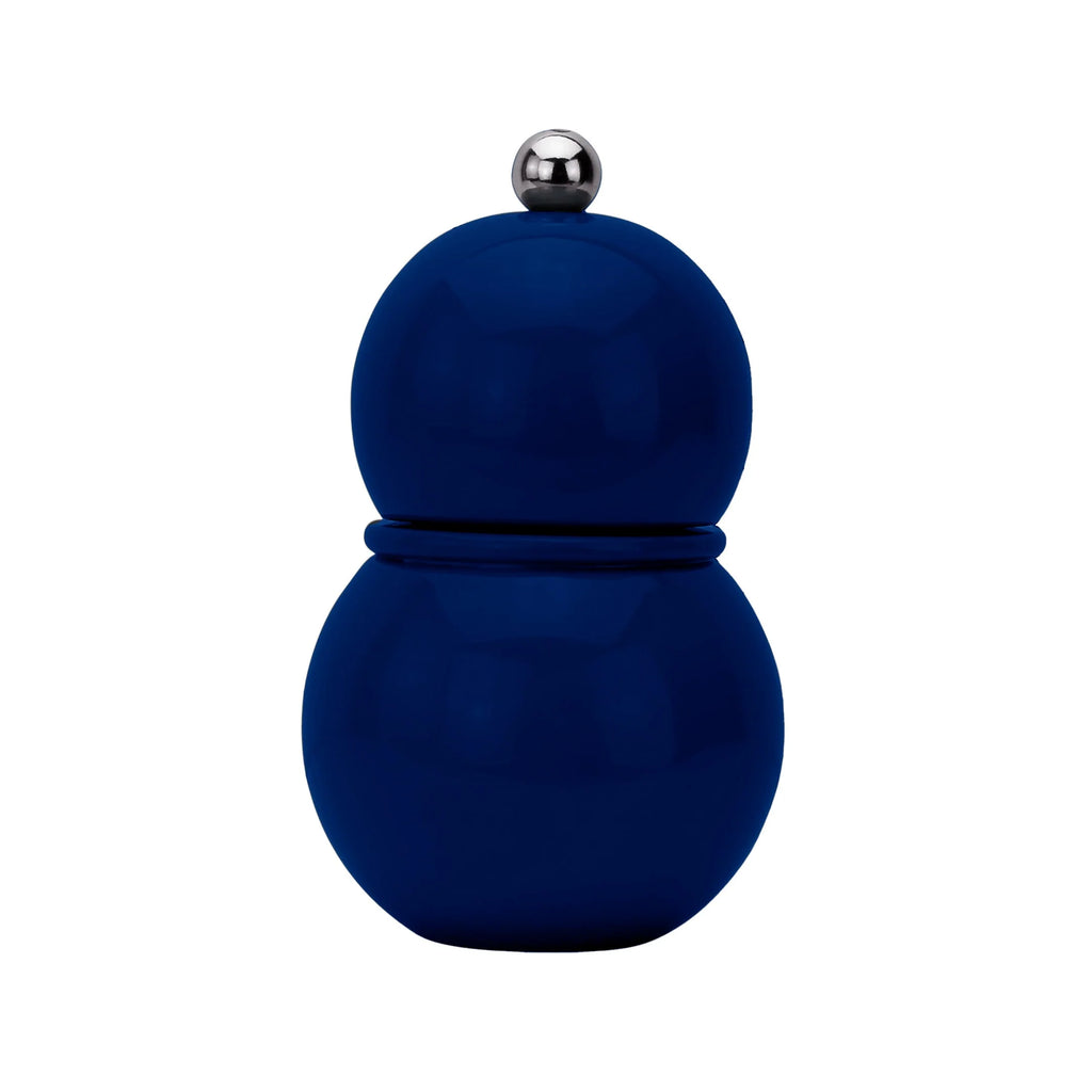 Addison Ross Chubby Bobbin Navy Laquer Salt & Pepper Shaker - Charles Mayer