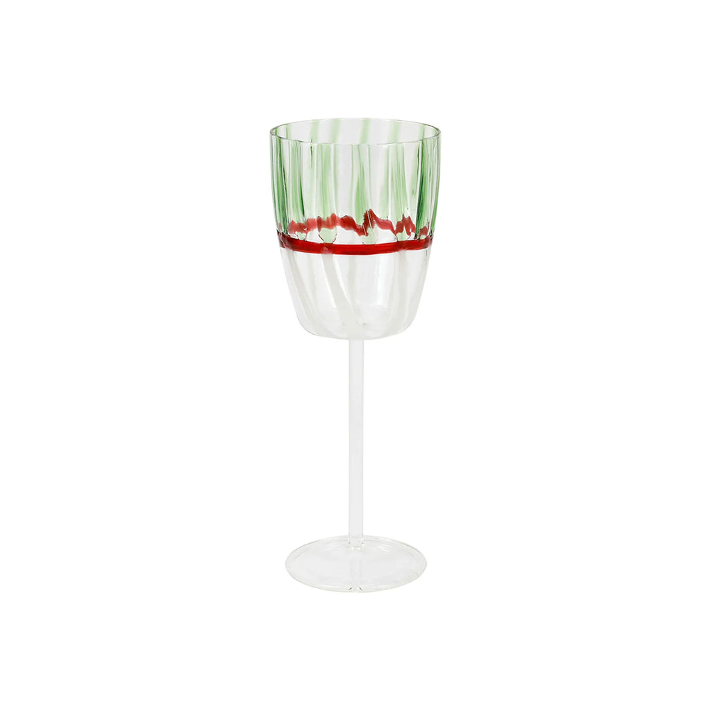 Vietri Garland Wine Glass - Charles Mayer