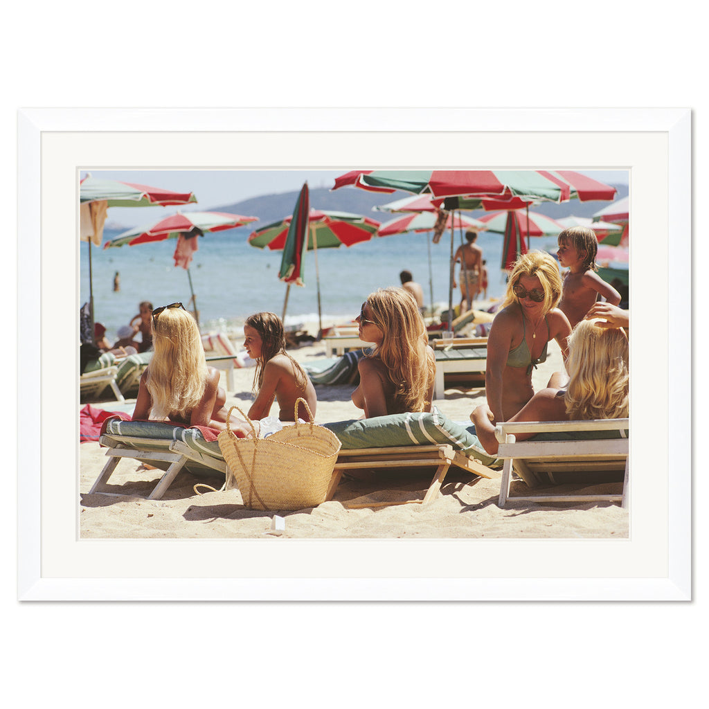 Soicher Marin Saint-Tropez Beach, Slim Aarons - Charles Mayer