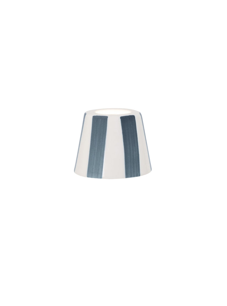 Zafferano Micro Lido Stripe Shade, Gray - Charles Mayer
