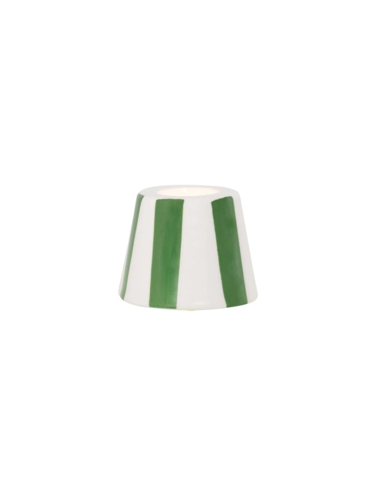 Zafferano Lido Stripe Micro Shade, Green - Charles Mayer