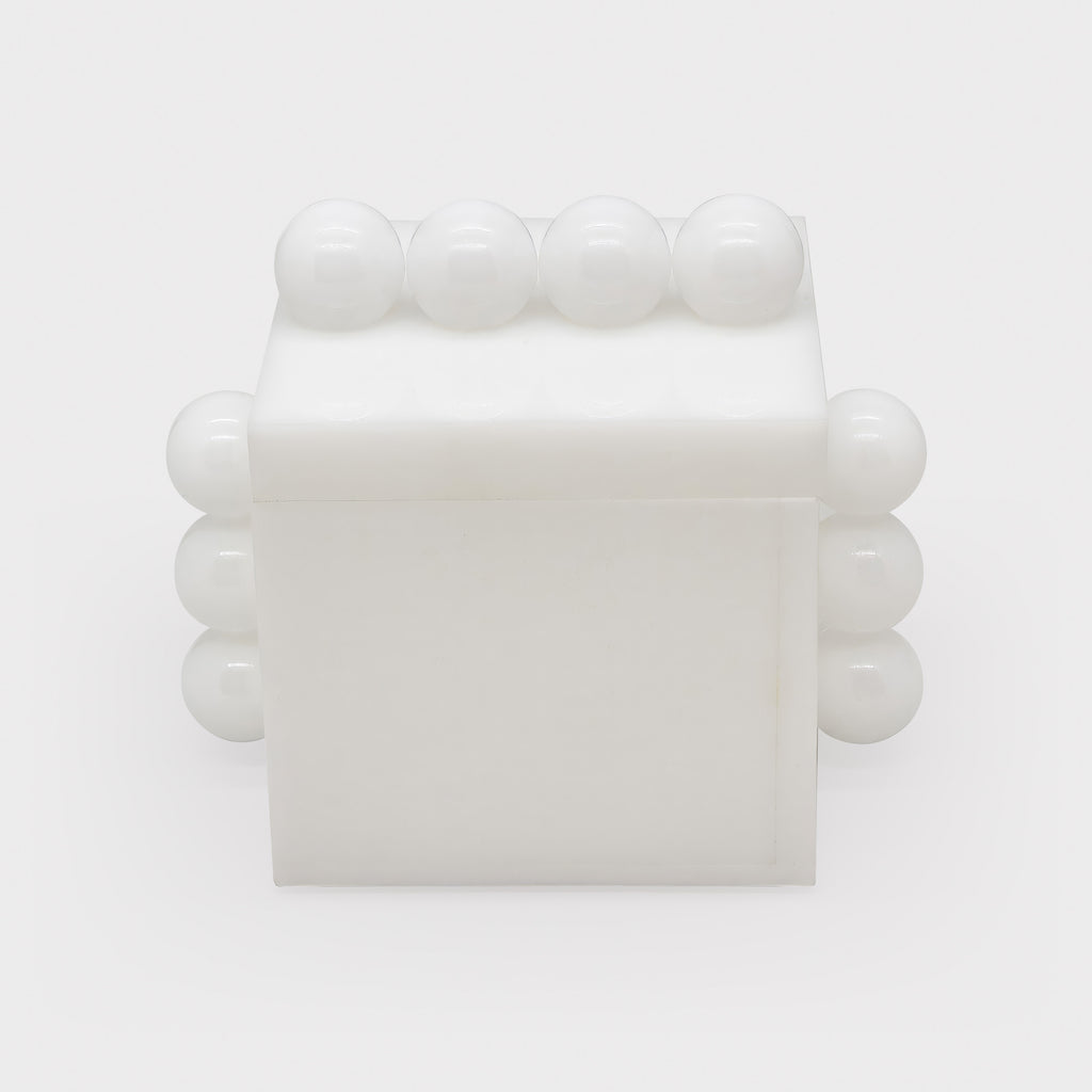 Tizo 4*4*3.75 White Bubbles Acrylic Box - Charles Mayer