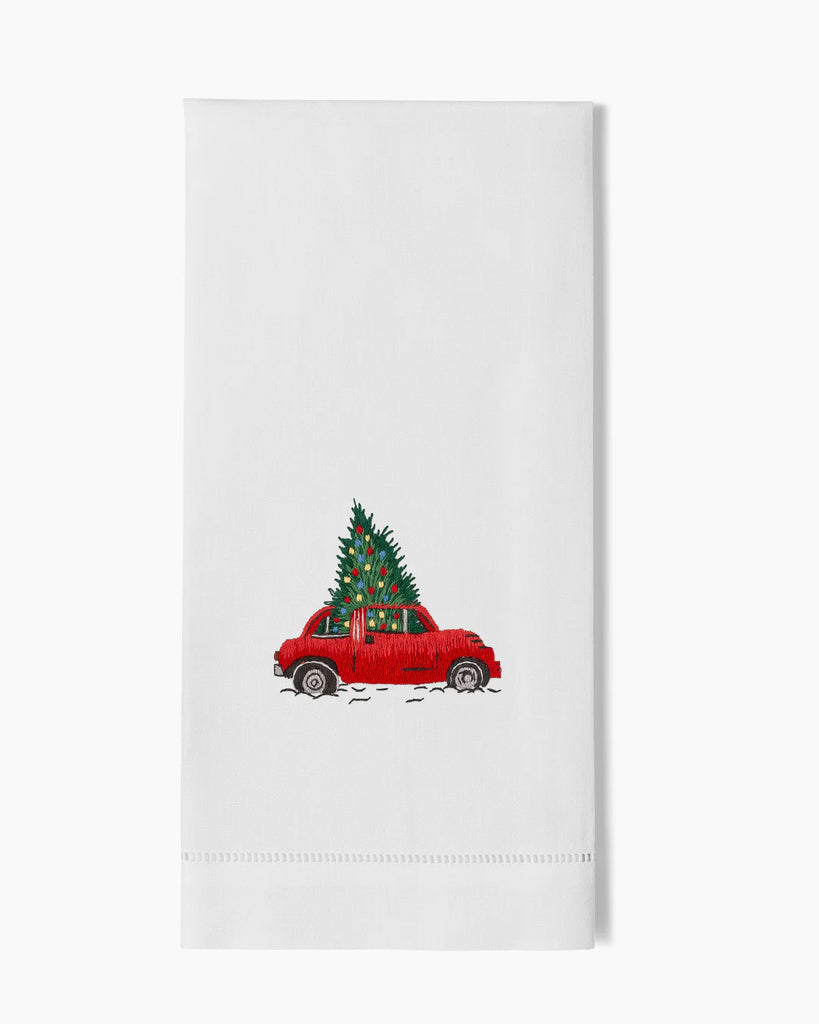 Henry Handwork Christmas Tree Car Hand Towel - Charles Mayer