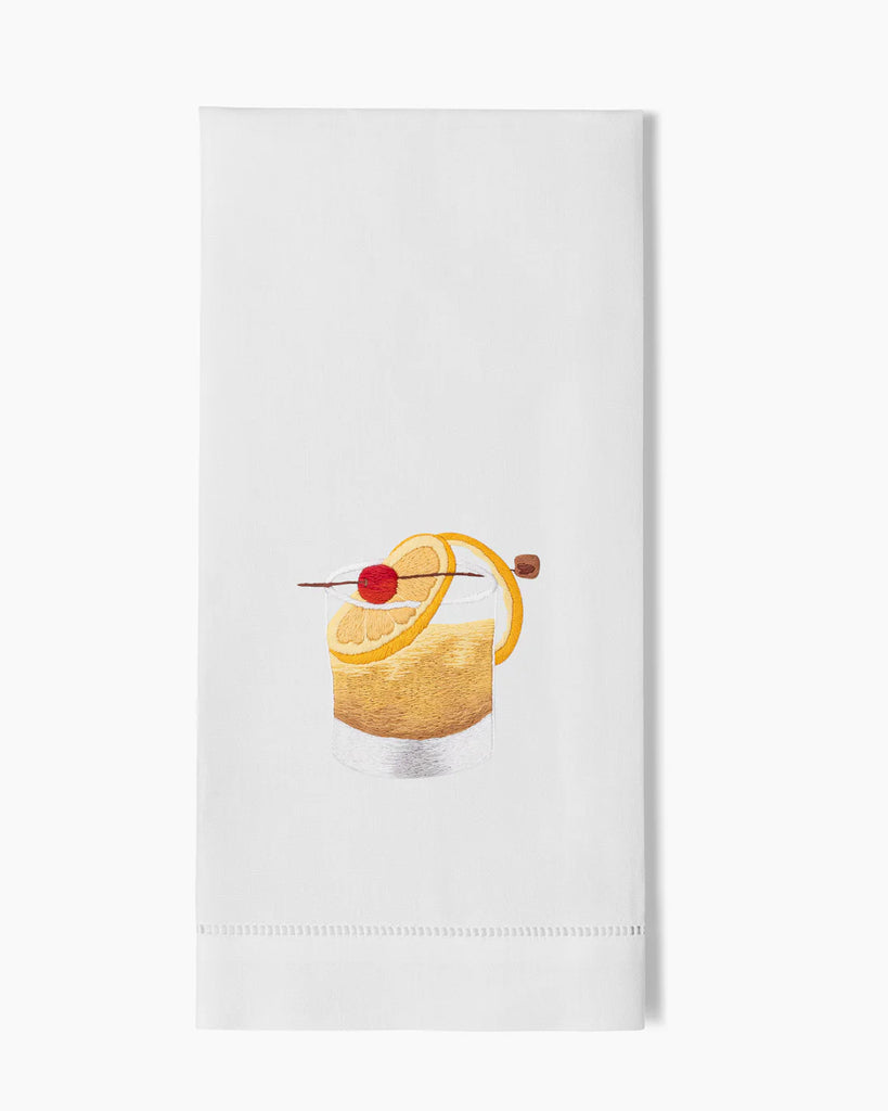 Henry Handwork Old Fashioned Cocktail Towel - Charles Mayer
