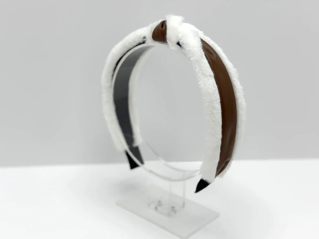 Toss Designs Sherpa Headband, Brown - Charles Mayer