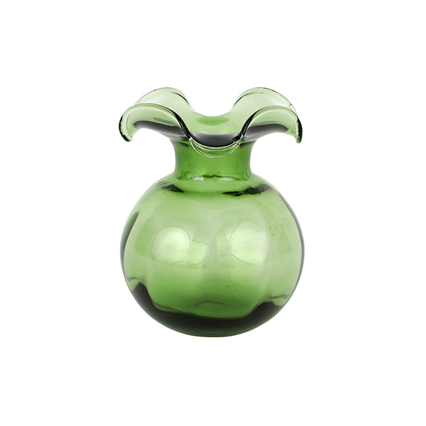 Vietri Hibiscus Dark Green Bud Vase - Charles Mayer