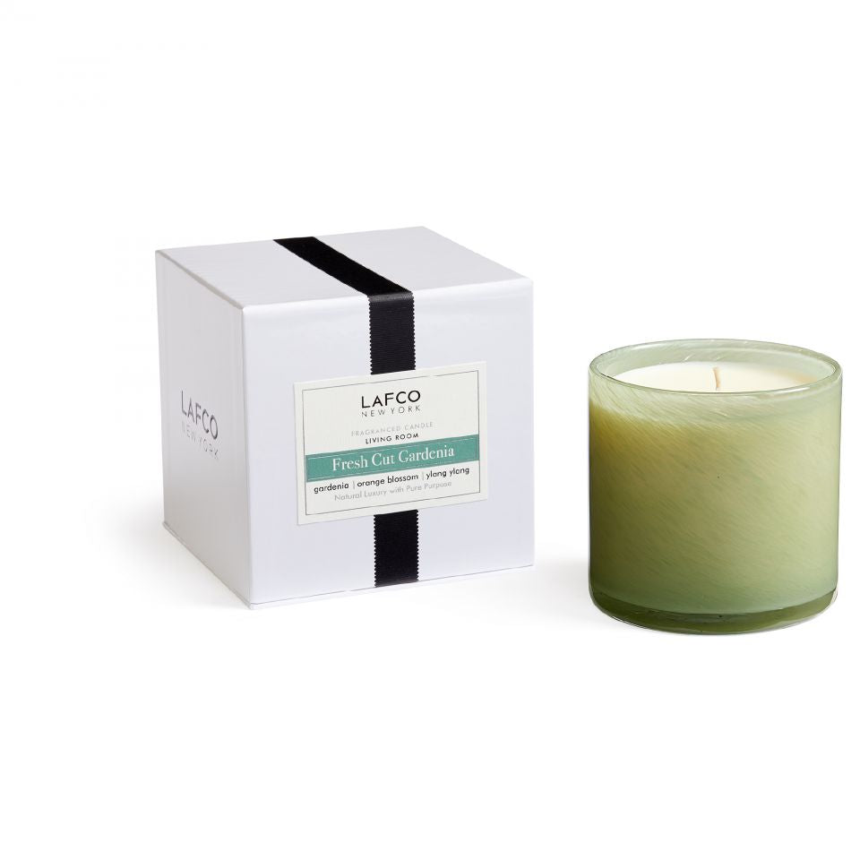 LAFCO Fresh Cut Gardenia 15.5 oz Living Room Candle - Charles Mayer