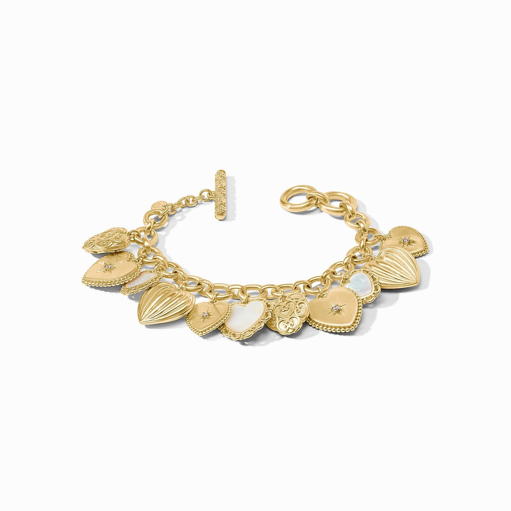 Julie Vos Heart Charm Bracelet - Charles Mayer