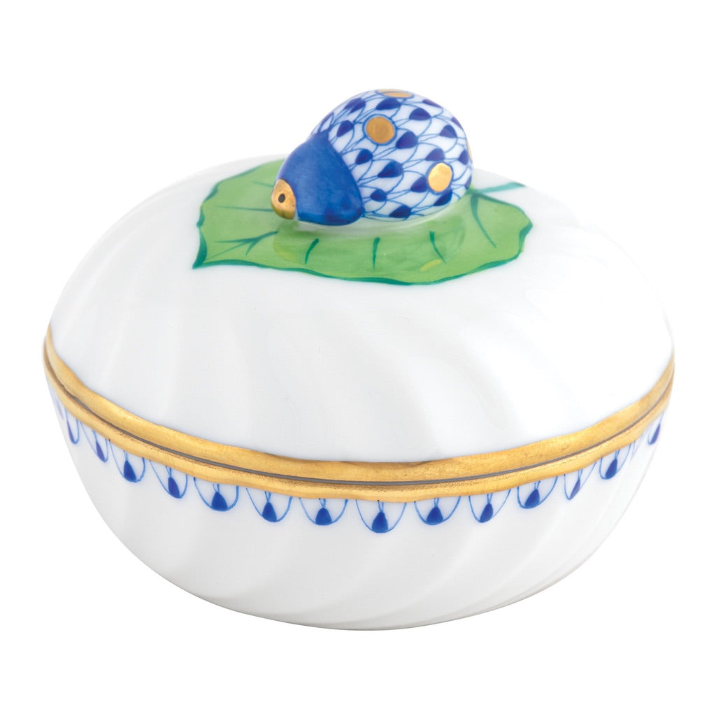 Herend Blue Lady Bug Box - Charles Mayer