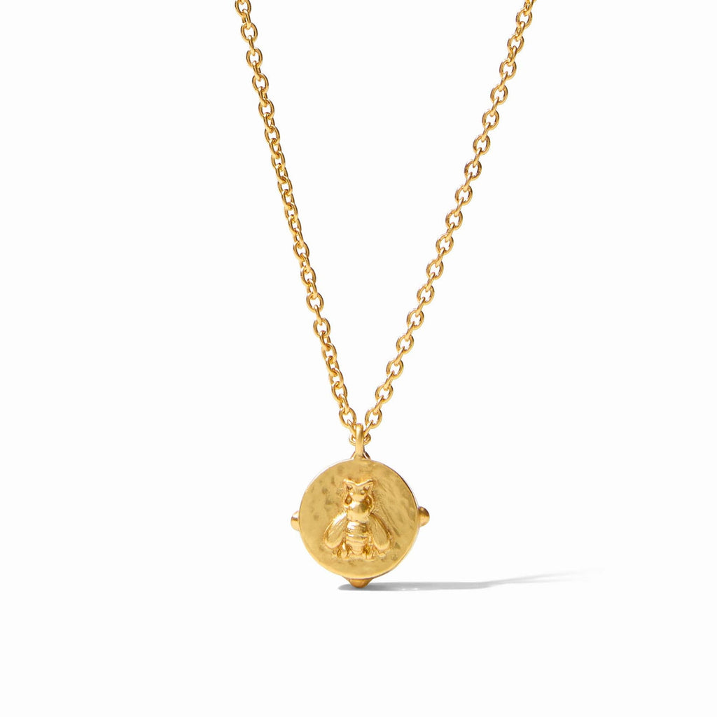 Julie Vos Honeybee Iridescent Rose Solitaire Necklace - Charles Mayer