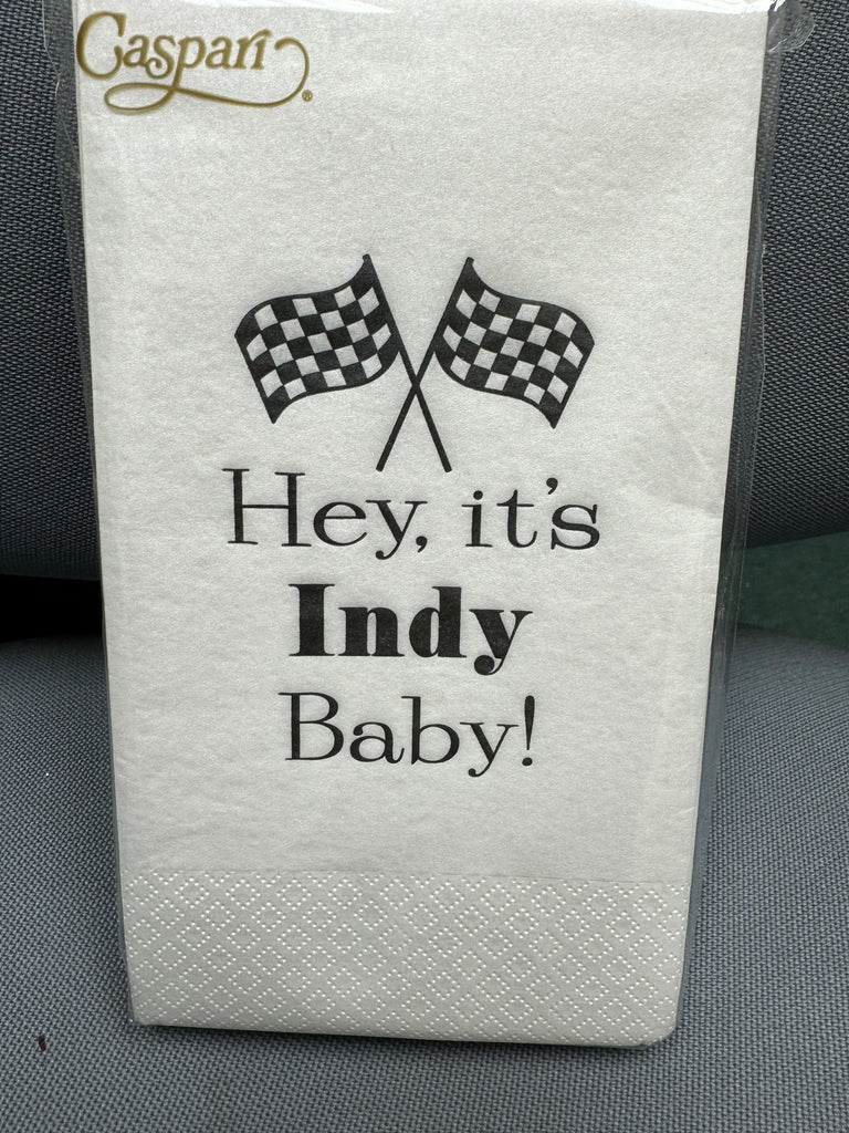 Caspari It's Indy Baby Guest Towels - Charles Mayer