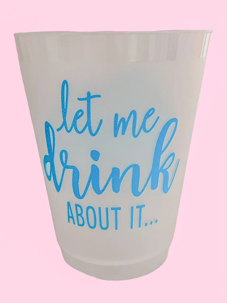 Rosanne Beck Let Me Drink About it Styrofoam Cups, Pack of 10 - Charles Mayer
