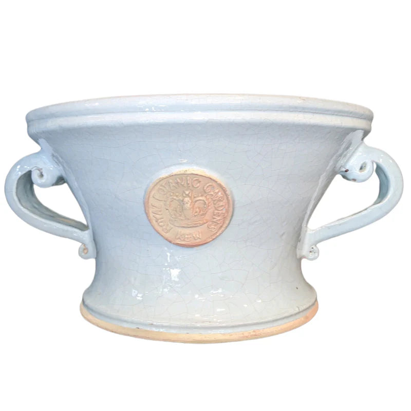 Botanical Collections Norwich Two-Handled Pot, Duck Egg Blue - Charles Mayer
