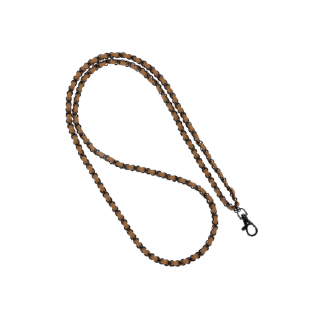 Miami Chains Khaki & Black Crossbody Phone Chain - Charles Mayer