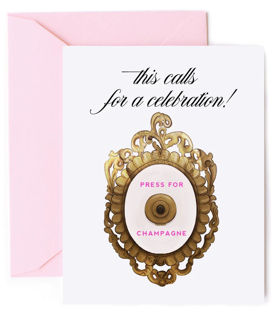 Kitty Meow Press for Champagne card - Charles Mayer