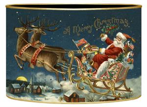 Marye Kelley Santa with Reindeer Large Catchall - Charles Mayer