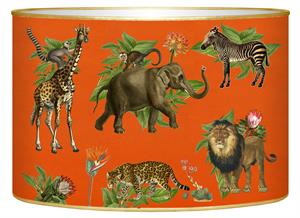Marye Kelley African Obsession Orange Large Catchall - Charles Mayer